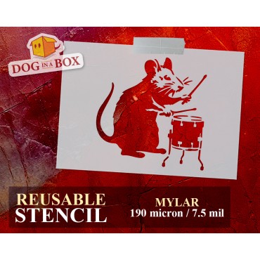 Rat stencil n.42 - Street...