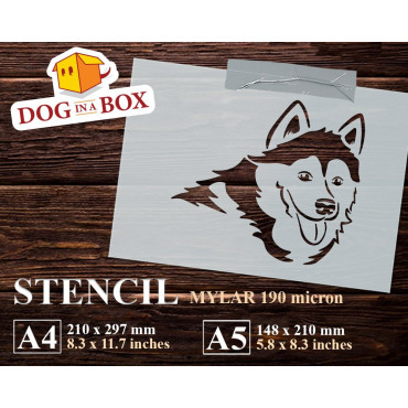 Pochoir pour chien n.8 -...