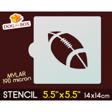 Stencil Football Americano...