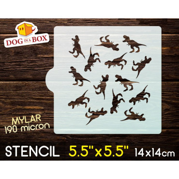 Pochoir dinosaures n.4 -...