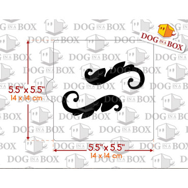 Damask stencil n.3 - stencil for cookies - 14 x 14 cm