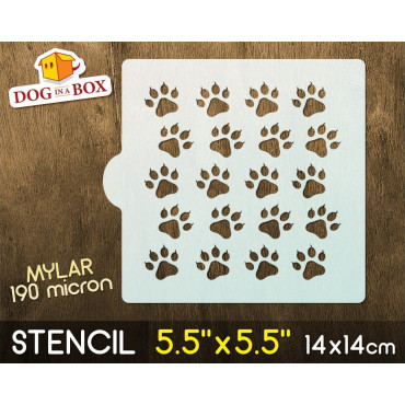 Stencil orme gatto n.1 -...