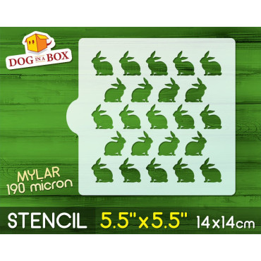 Stencil coniglietti -...