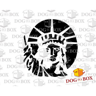 Statue of Liberty stencil n.1 - New York stencil for wall painting, wood sings, fabrics decor. Reusable and durable.