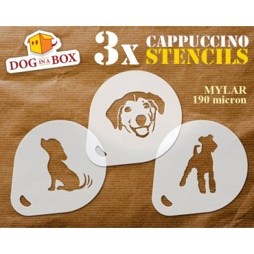 Stencil di cani n.1 (set di...