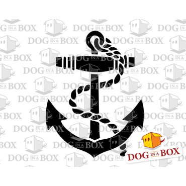 Anchor stencil n.2 - Marine stencil to paint on walls, wood and fabrics. Reusable DIY stencil for wood signs.