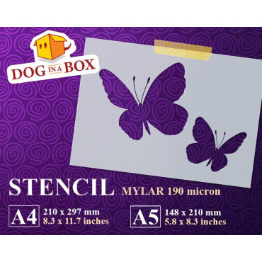 Stencil farfalle n. 3 -...