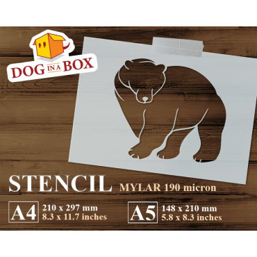Stencil orso n. 6 - Stencil...