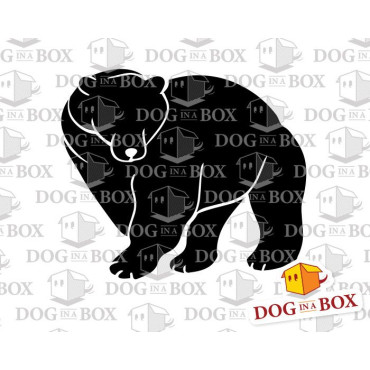 Bear stencil n.6 - Reusable wild bear stencil for wood signs and wall decor