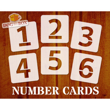 Numbers stencils n.8 - Individual numbers stencils for wood signs and walls