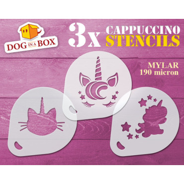 Unicorn stencils n.1 (set...