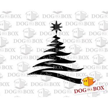 Christmas tree stencil n.2 - Reusable christmas stencil for wood signs, windows decor and walls
