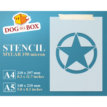 Army star stencil - Soldier...
