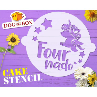 Stencil torta "Four nado" -...