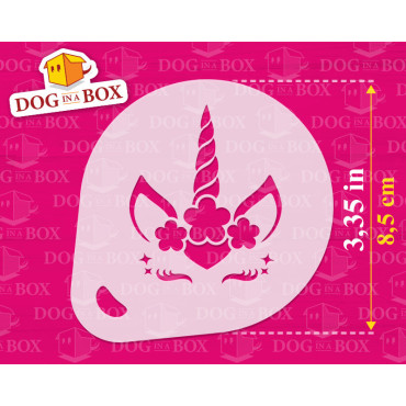 Stencil di unicorni (set di 6) - Stencil per decorare torte, dolci, biscotti, magliette, pareti o face painting