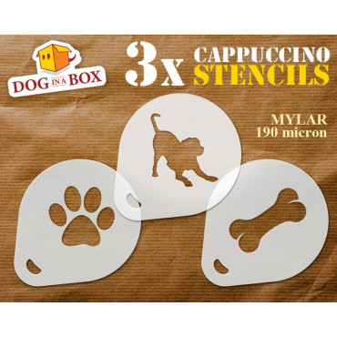 Stencil di cani n.1 (set di...