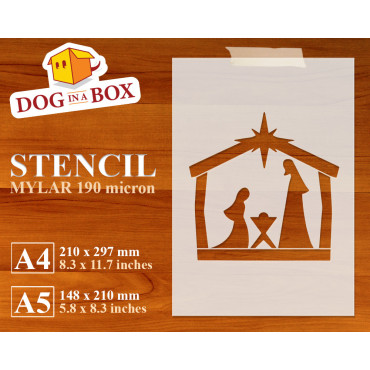 Nativity stencil n.4
