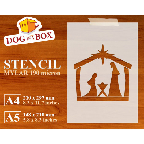 Nativity stencil n.4