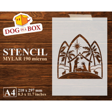 Pochoir de la Nativité n.6