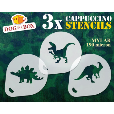 Stencil di dinosauri