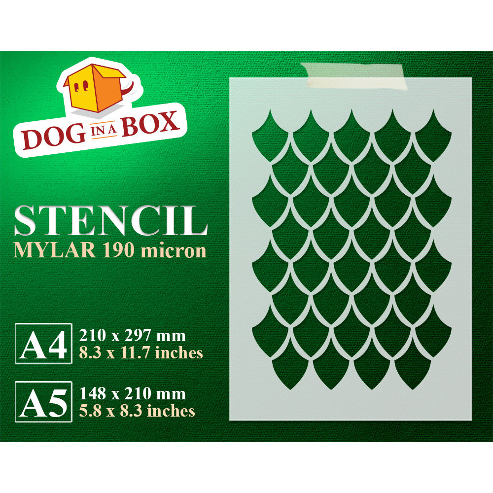 Stencil di Dragon Scales