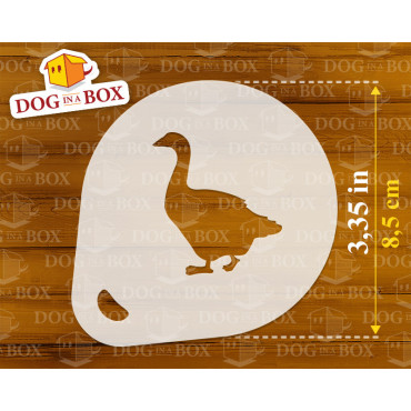 Pochoirs animaux de ferme (lot de 9) pochoir de décoration de poudre de cacao Cappuccino et café - pochoirs de peinture de visag