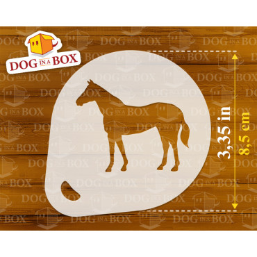 Pochoirs animaux de ferme (lot de 9) pochoir de décoration de poudre de cacao Cappuccino et café - pochoirs de peinture de visag