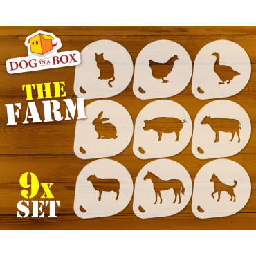 Farm Animals Stencils