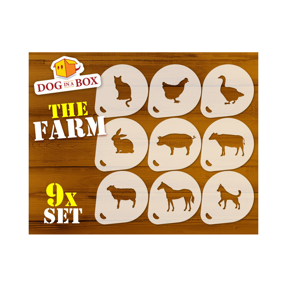 Pochoirs Animaux de la Ferme