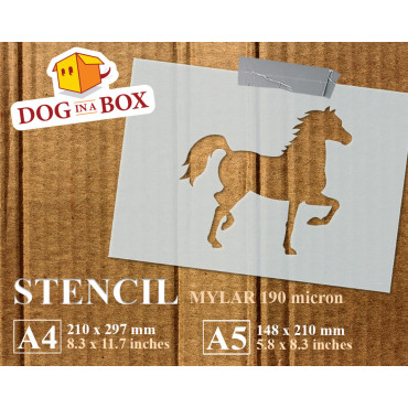 Pochoir cheval n.2 -...