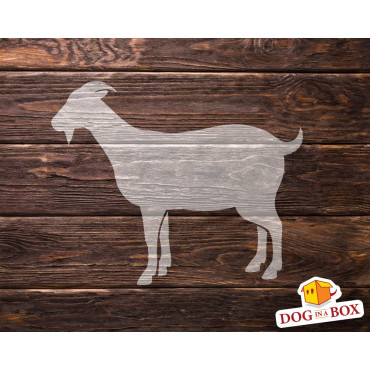 Goat stencil n.1 - Reusable farm stencil for wood signs, walls or fabrics.