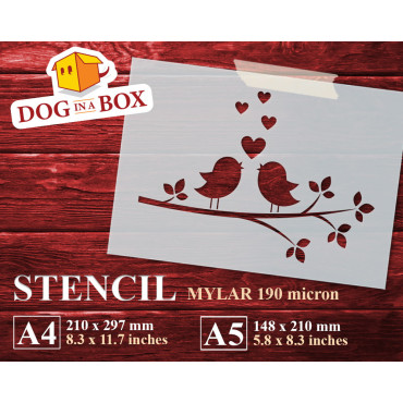 Stencil uccellini...