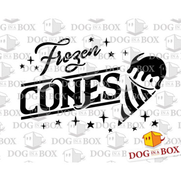 Frozen cones stencil - Ice creams stencil to paint on walls, wood and fabrics. Reusable DIY stencil for wood signs.