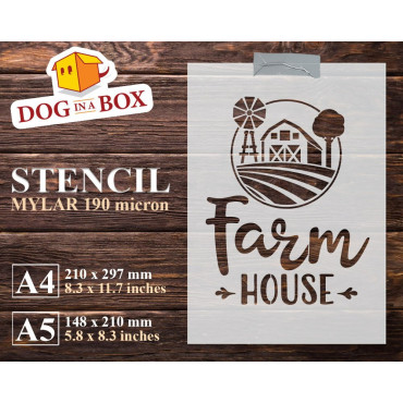 Stencil per fattoria -...