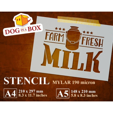 Pochoir Farm Fresh Milk n.2...