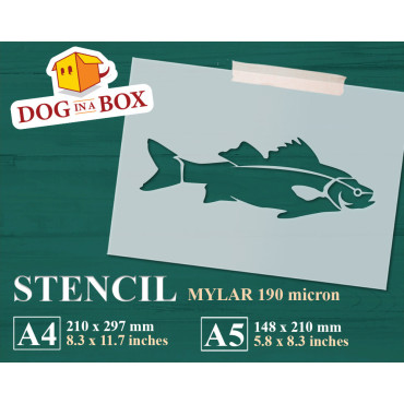 Stencil pesce n. 5 -...
