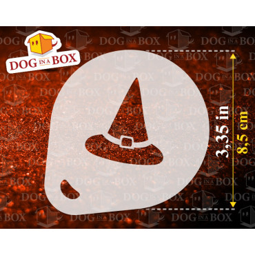 Halloween stencils Set of 6 - Cappuccino and Coffee cocoa powder decor stencil - Face Painting stencils