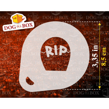 Stencil di Halloween (set di 6) - Stencil decorare cappuccini e biscotti o per pareti e tessuti