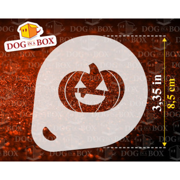 Halloween stencils Set of 6 - Cappuccino and Coffee cocoa powder decor stencil - Face Painting stencils