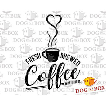 Coffe stencil n.1, fresh brewed coffee, bar stencil, home decor stencil, stencil for painting, reusable stencil, cafe stencil