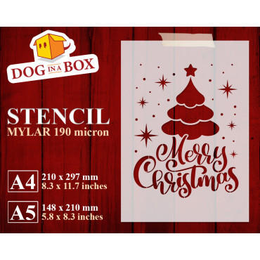 Joyeux Noël pochoir n.7 -...