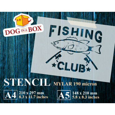 Stencil Fishing Club n. 1 -...