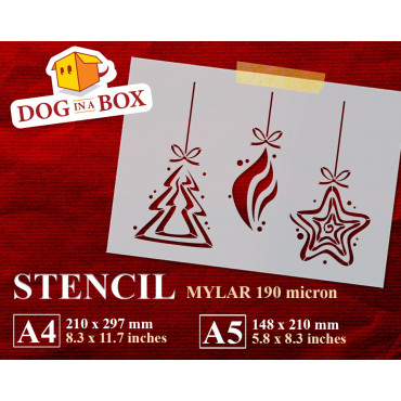 Weihnachtskugelschablone...