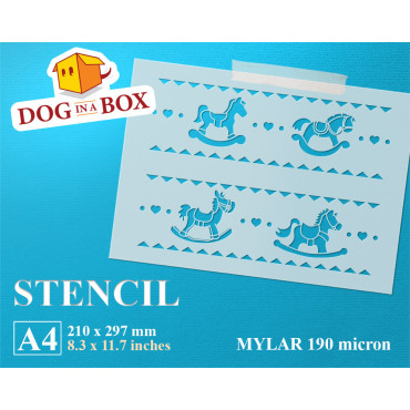 Stencil fantasia cavalli a...