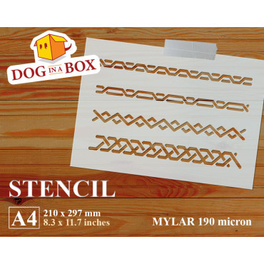 Kettenmusterschablone -...