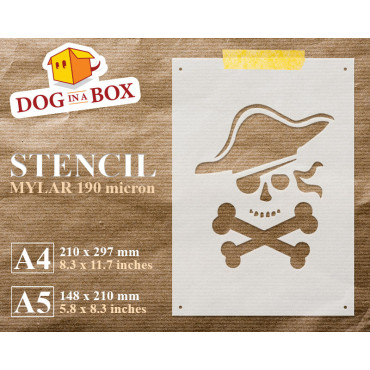 Stencil bandiera pirata n....