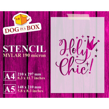 Holy Chic stencil -...