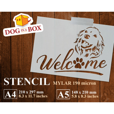 Welcome stencil n.2 -...