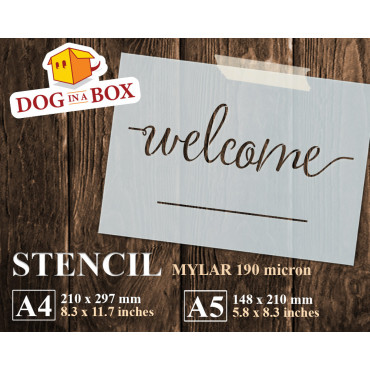 Stencil Welcome n.3 -...
