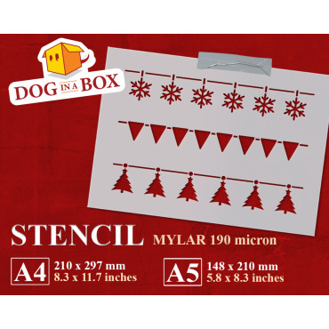 Weihnachtsdekorationsschabl...